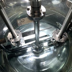 Ligne de production de machines pour la fabrication de dentifrice en usine, homogénéisateur automatique sous vide, mélangeur émulsifiant, savon cosmétique SUS304 - Product Image 3