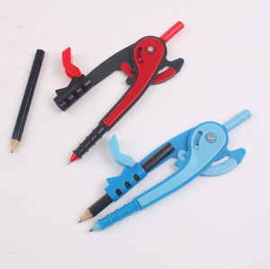 Toán Hình Học Kit Đa Chức Năng Vẽ La Bàn Học Sinh An Toàn Nhựa La Bàn Với Thước Thước Kéo - Product Image 2