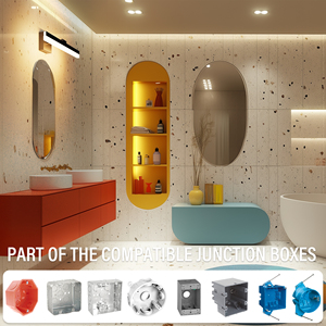 24 Inch LED Vanity <b>Light</b> Adjustable Modern Bathroom Vanity <b>Light</b> Fixtures Over Mirror - Product Image 4