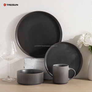 Juego de Vajilla de Cerámica de Venta Caliente, Kit de Tazas para Regreso a Clases, Estilo Clásico, Apto para Lavavajillas y Microondas, Diseño en Relieve a Prueba de Fugas - Product Image 5