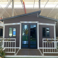 Maison conteneur extensible préfabriquée de luxe 20FT 40FT Matériau en acier Salle de bain et cuisine de luxe Maison fabriquée