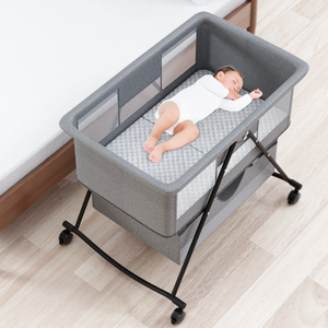 Hoogwaardige wieg voor pasgeborenen, wieg met wiegfunctie, draagbaar, opvouwbaar, met afneembaar ontwerp, 0-3 jaar oud - Product Image 4