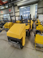 Mini-compacteur routier hydraulique à tambour unique vibratoire de 1 tonne