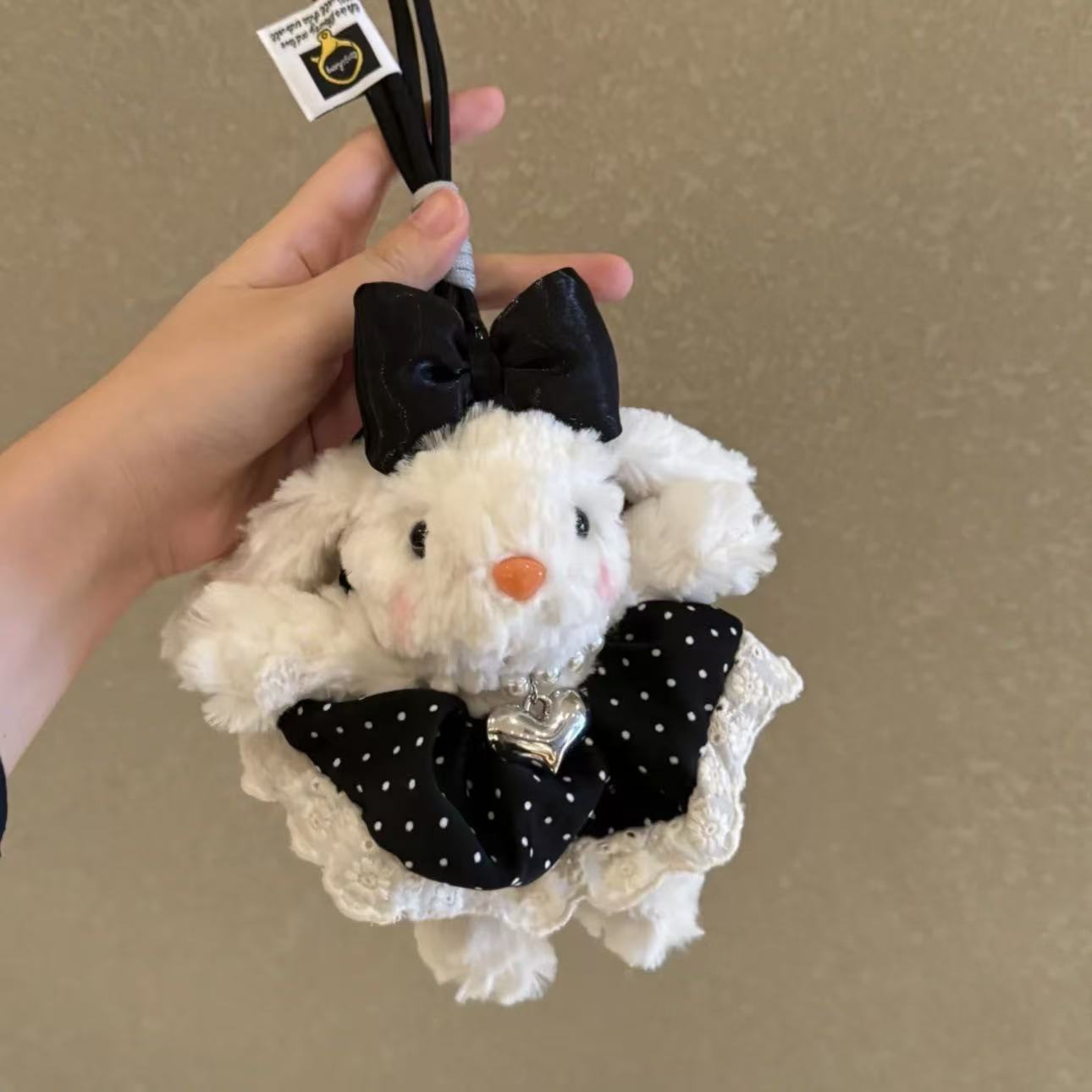 Falda punto onda-cuerda de mano-19cm
