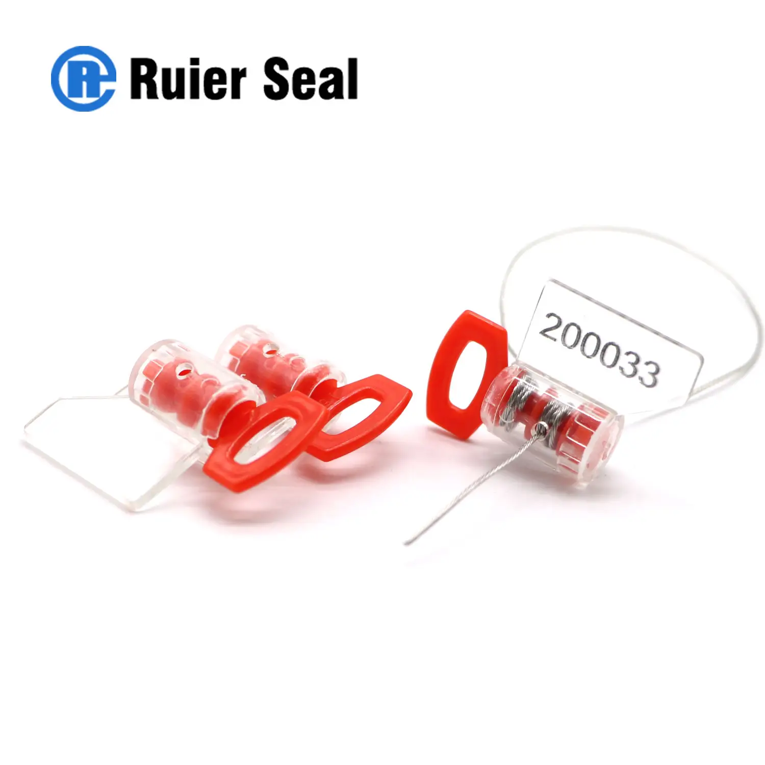 REM105 Tamper proof security lead seal for truck print logo meter seal energy meter seals