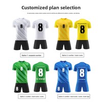 Futbol Futbol Isı Transferli Yetişkin Unisex Takım Forması Seti Elastik Bel Kısa Kollu Nefes Alabilen Hızlı Kuruyan Jersey Polyester
