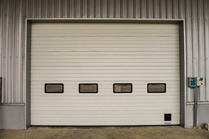 <span class=keywords><strong>Porte</strong></span> de <span class=keywords><strong>garage</strong></span> industrielle <span class=keywords><strong>sectionnelle</strong></span> coulissante automatique électrique HEXION, isolation thermique, haute résistance au feu, installation facile, acier inoxydable - Product Image 4