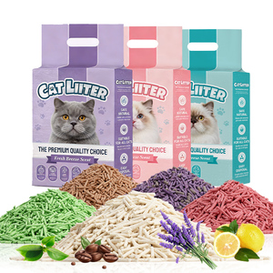 Fabrika Fiyatlı Tofu Kedi Kumu Toptan Satış Sifonlanabilir Doğal Bitki Malzemesi Yüksek Emici Konfor Granülleri Düşük Tozlu Kedi Kumu - Product Image 1