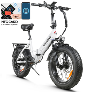 Bicicleta Eléctrica Híbrida <span class=keywords><strong>SAMEBIKE</strong></span> con Llantas Gruesas de 20*4.0, Motor de 48v en la Rueda Trasera, Batería de Litio - Product Image 1