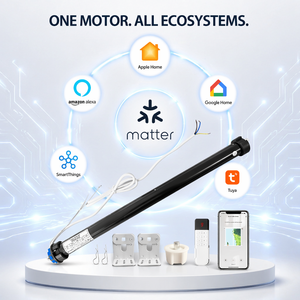 Motor Inteligente para Persianas Enrollables Sin Eje, 35mm, WiFi, 6Nm, Carga de 24KG, Moderno, para Oficina, Compatible con Apple Home, Alexa, Google, SmartThings, Tuya - Product Image 2
