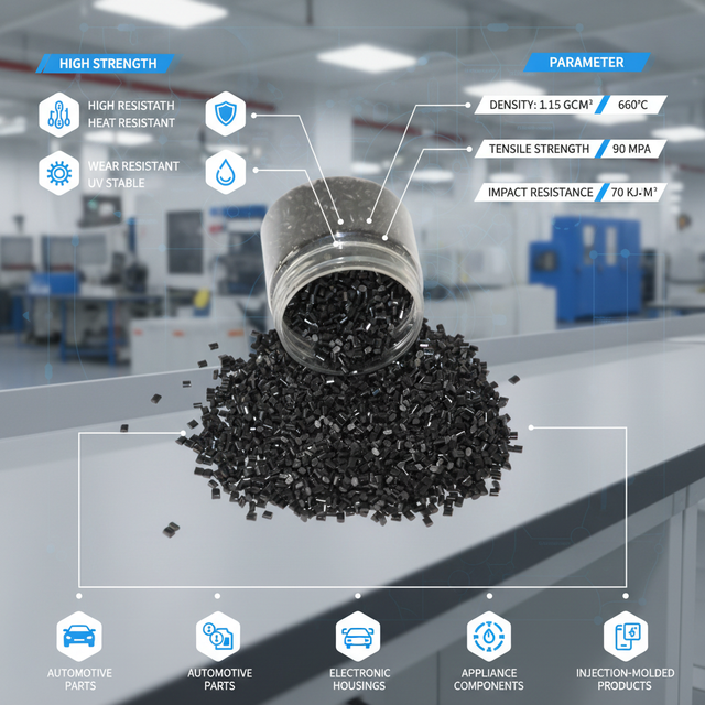 Shandong Manufacture Import PC-ABS Blend UL94 V0 Grade PC ABS Blend Pellet
