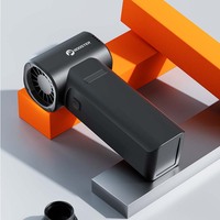 Ventilateur souffleur portable haute vitesse à moteur brushless, rechargeable par USB, grande turbine à vent, régulation de vitesse progressive pour voiture