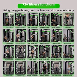 <span class=keywords><strong>JX</strong></span>-DS935 Equipo de Gimnasio Multifuncional para el Hogar, Rack Integrado para Sentadillas y Press de Banca, Máquina de Entrenamiento Completa Bird Smith - Product Image 5