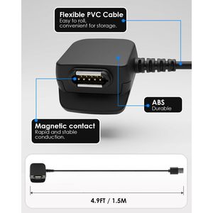 2Pack Magnetic <b>Charging</b> <b>Cable</b> Adapter For Halo Collar 4 5 Dog Fence USB - Product Image 5