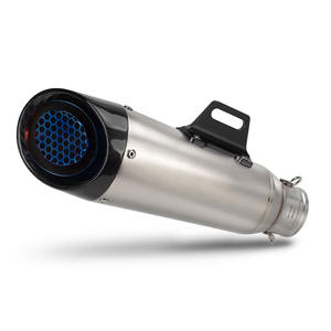 Modificación del sistema de escape de la motocicleta silenciador de escape biselado de tres capas 51mm bloque de popa Universal para Z125 300SR Msx125 Mt07 - Product Image 5