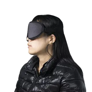 Wholesale Contoured 3d sleep mask memory foam Block all Lights 3d sleeping eye mask with nose flap