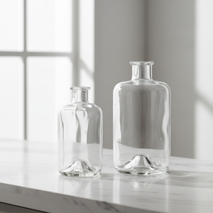 Bouteille en verre transparente de 750 ml, 700 ml, 70 cl, 1 litre pour spiritueux (brandy, gin, rhum, mezcal) – Vente directe usine Chine – Garrafas De Vidro Para Licor - Product Image 3