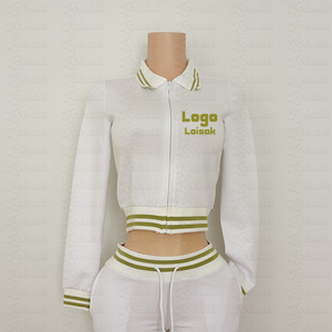 Phụ Nữ Tracksuit Y2K Quần Áo 2025 New Arrivals Mùa Thu Mùa Đông Màu Khối Dài Áo Khoác Và Quần Biểu Tượng Tùy Chỉnh 2 Mảnh Thiết Lập Phụ Nữ - Product Image 2