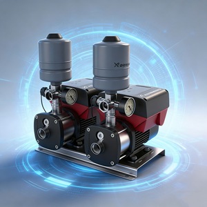 Grundfos CmbE Twins Variable Frequency Booster <b>Pump</b> 0.1-10 Bar <b>Electric</b> Inverter Motor Centrifugal For Tap <b>Water</b> - Product Image 1