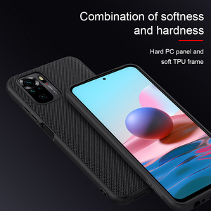 Nillkin Thương Hiệu <span class=keywords><strong>TPU</strong></span> Bumper PC Trở Lại Kết Cấu Trường Hợp Nylon Sợi Điện Thoại Di Động Bìa Coque Para Trường Hợp Đối Với Xiaomi Redmi Lưu Ý 10 S 10 S - Product Image 4