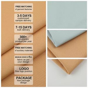 Tessuto in maglia elasticizzato a 4 vie in poliestere ed elastan 220GSM, anti-pilling, single jersey, per abbigliamento yoga e sportivo da ragazza - Product Image 5