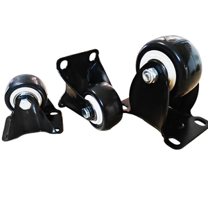 Gran oferta, ruedas giratorias para muebles de <span class=keywords><strong>40mm</strong></span>, ruedas de <span class=keywords><strong>Pvc</strong></span>/Pu negras de servicio medio para muebles - Product Image 1