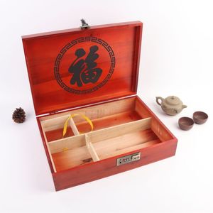 Caja de Almacenamiento de Joyas de Madera, Rectangular, con Cerradura, Acabado Mate, Imitación Caoba, Caja de Empaque para Monedas Conmemorativas - Product Image 2