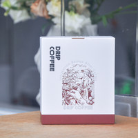 Boîte d'emballage personnalisée pour café filtre, impression écologique, estampage à chaud, boîte d'emballage pour dosettes de café