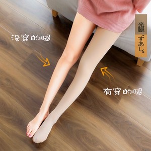 Collants translucides en gros pour femmes, collants d'hiver, chaussettes thermiques, pantalons, collants en <span class=keywords><strong>polaire</strong></span> chauds, bas, leggings, tricot transparent - Product Image 3
