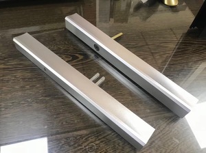 Cerradura de pestillo de llave de puerta corredera de aluminio de lujo de 300MM Cerradura ficticia de estilo de diseño moderno con y sin llave para Tailandia e India - Product Image 5