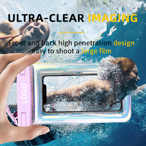 Bơi không thấm nước điện thoại di động Pouch với dây buộc IPX8 rõ ràng trường hợp điện thoại màn hình cảm ứng không thấm nước điện thoại di động khô túi - Product Image 4