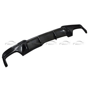 Nuevo Alerón Trasero de Fibra de Carbono Estilo V, Aletas, Spoiler, Difusor para F10 F11 M Tech M5, Negro Carbono - Product Image 2