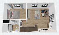 Mini maisons de luxe préfabriquées en conteneur à 2 étages Maisons