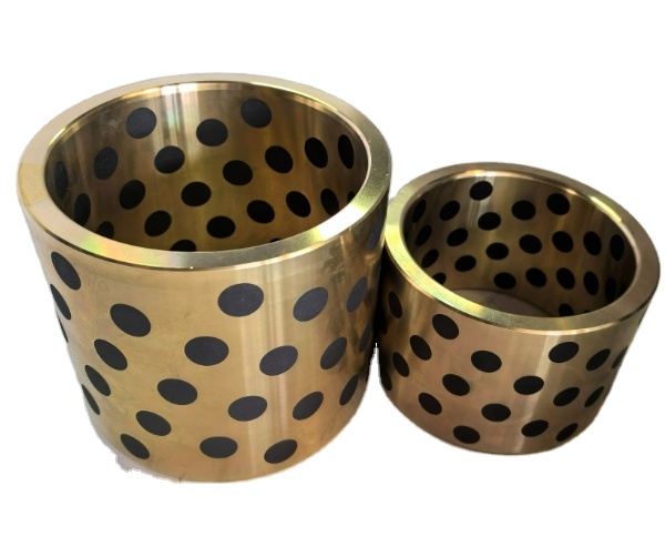 Smooth Brass Oiless Machinery Sleeve Bearing Self-Lubricating Copper Sleeve Sliding Bearings