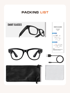 メンズファッション スマートAIウェアラブルビデオ撮影カメラグラス バーデザイン スマートアイグラス - Product Image 6