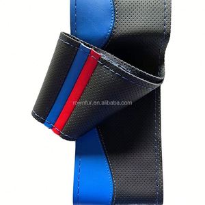 Funda de Cuero para Volante de Coche, Doble Capa, Universal, para Todas las Estaciones, para Toyota Chevrolet, Diseño Ejecutivo/Lujo - Product Image 2