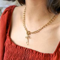 Fabricant vente en gros de luxe Souvenir colliers personnalisés en acier inoxydable argent bijoux de mode collier pendentif pour les femmes