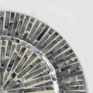 Plateau de service d'incrustation en nacre, meilleure vente, assiettes de plateau de serpillière de luxe haut de gamme pour le dîner, le mariage et la décoration - Product Image 3