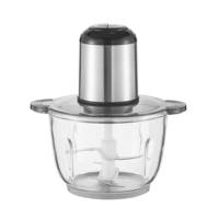 Robot culinaire et hachoir à viande électrique 500W en acier inoxydable et polypropylène (puissant, en acier inoxydable pour la préparation quotidienne en cuisine)