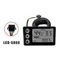 Kit de conversion de pneus de vélo électrique 26 ''* 4.0 48V 1500W Kit de moteur de vélo de neige à entraînement arrière 26 pouces avec écran S866