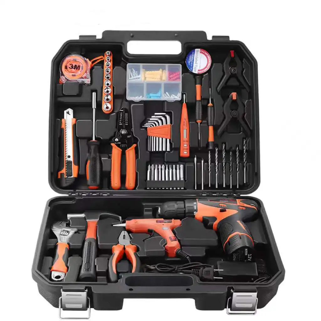 Power Tools20V Combo Kit Kit di attrezzi per barman rotanti con Kit di attrezzi economici per l'impianto idraulico di temporizzazione della macchina per trapano