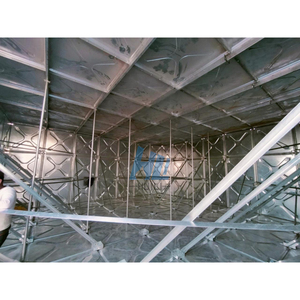 Structure en acier galvanisé à chaud pour réservoir d'eau grands réservoirs HDG d'agriculture d'irrigation d'aquaculture 400 gallons - Product Image 1