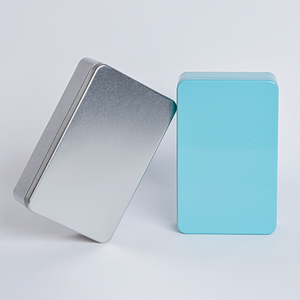 Bán Buôn Rỗng Màu Trắng Hình Chữ Nhật Kim Loại Container 19*12 Cm Tin Lưu Trữ Box Cho Kẹo <span class=keywords><strong>Cookie</strong></span> Sô Cô La Kẹo Tùy Chỉnh Biểu Tượng - Product Image 5