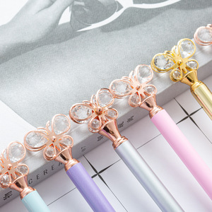 Bolígrafos Metálicos Personalizados de Moda al por Mayor con Logotipo Publicitario, Cristal, Artículos Bonitos y Elegantes, Regalos de Papelería - Product Image 2