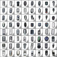 Télécommande de voiture 315Mhz 433Mhz 3 4 6 boutons Télécommande de voiture pliable