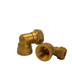 שרוול נחושת חיבור מהיר הסיטונאי 15 מ "מ 22 מ" מ 28 מ "מ חצי אינץ 90 ממתכת צינור פליז נקבה הולם - Product Image 1