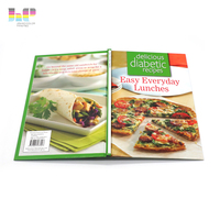 Impression de livre de recettes personnalisé pour les restaurants Impression offset de menu à couverture rigide
