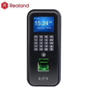 Realand M-L435 fingerprint access control with card punch verification for employee tracking and door lock control with WIFI