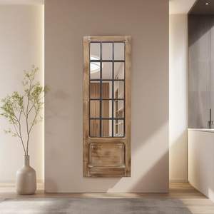 Parisloft กระจกหน้าต่างตกแต่งผนังกรอบหน้าต่างแบบชนบทกระจกหน้าต่างสำหรับห้องนั่งเล่นห้องนอนห้องครัวทางเข้า - Product Image 3