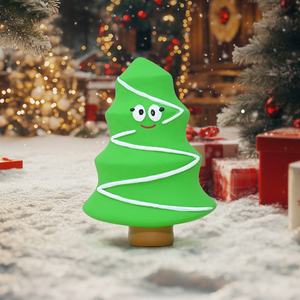 2025 yeni ürün noel ağaçları interaktif Bite lateks diş sağlık yavru köpekler için ses oyuncaklar - Product Image 2